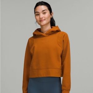 NEW Loungeful Cropped Hoodie Butternut Brown Lululemon